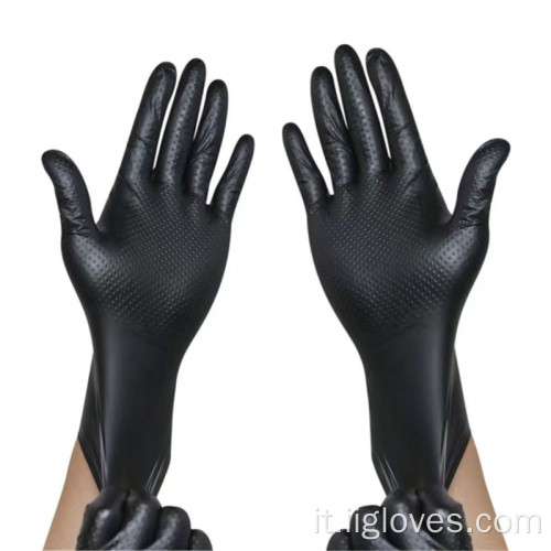 Sicurezza comoda Sicurezza Woking Diamond Grip Gloves Black
